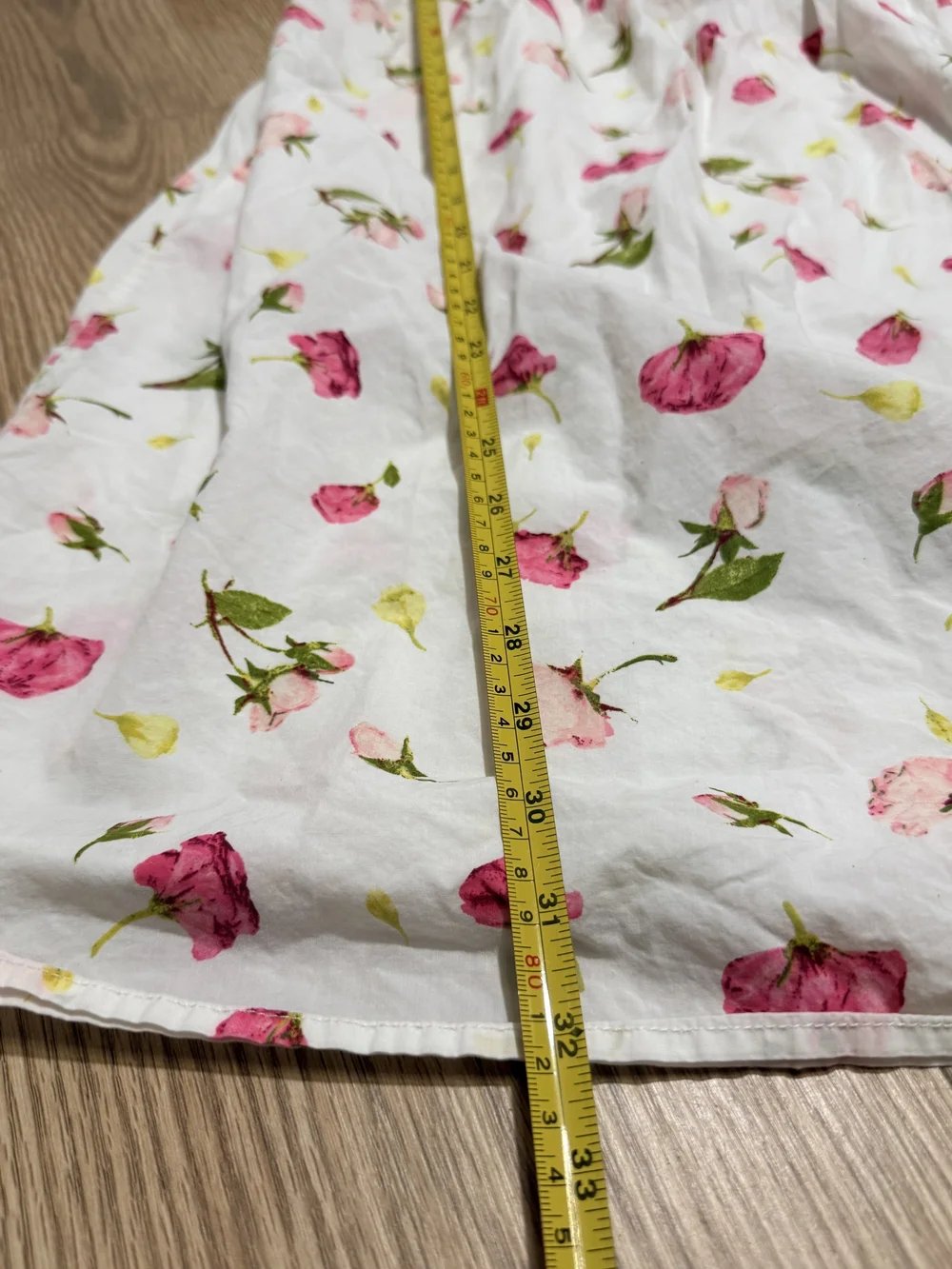 J. Crew White Floral Smocked Square-Neck Chemise with Pink Rose Print